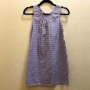 NWT girls large summer seersucker tank dress